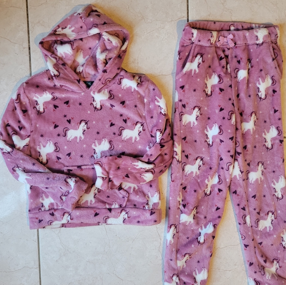Unicorn Dreams Kids Pajamas - Pink